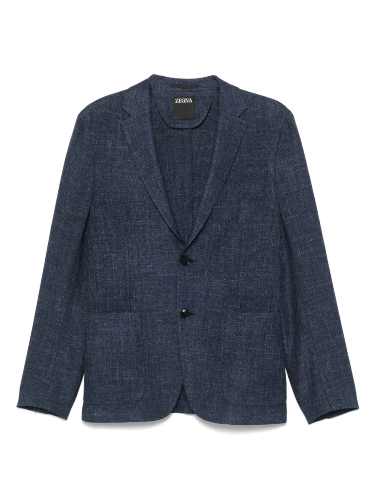 

Однобортный пиджак Zegna, синий