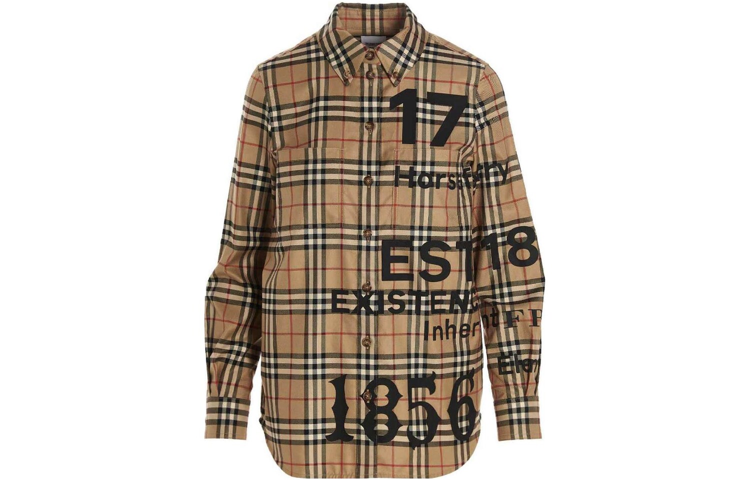 

Женская рубашка Burberry, цвет Beige