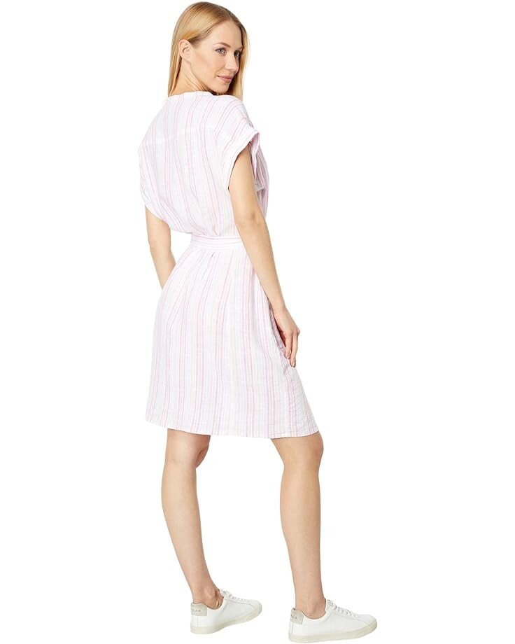 

Платье Splendid Wailea Woven Linen Dress, цвет Hibiscus Stripe