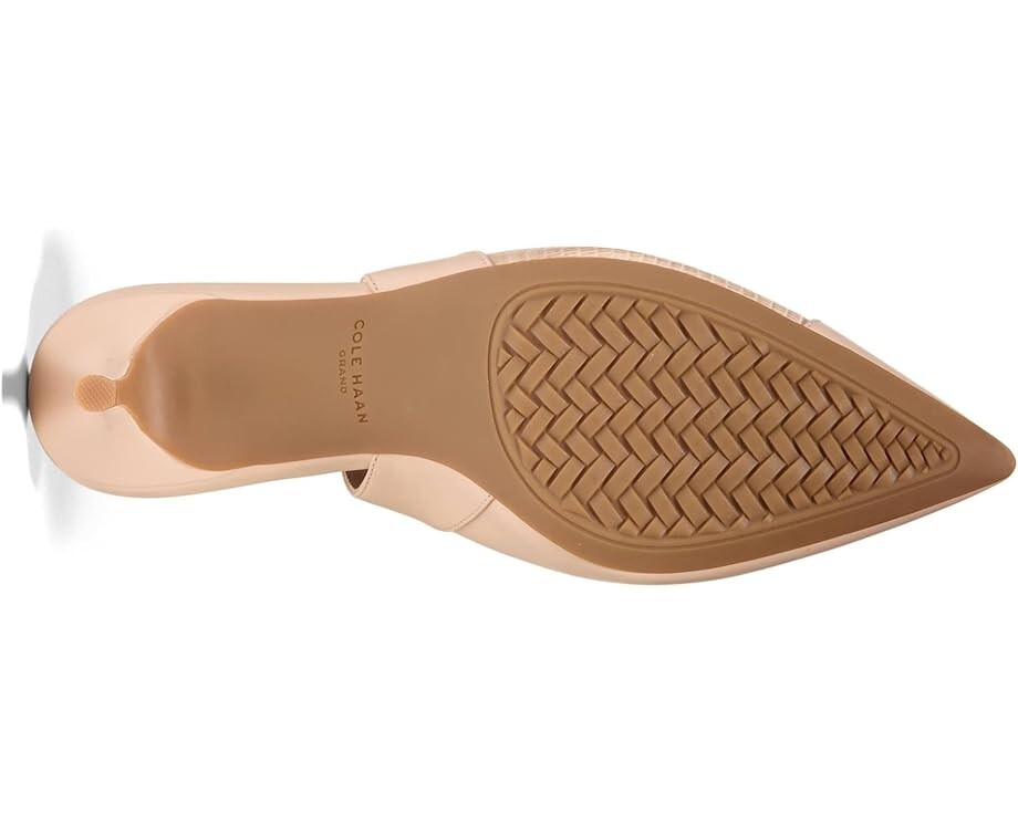 Туфли Cole Haan The Go-To Slingback Pump 65MM, цвет Porcelain Leather/Lizard Print Leather — фото 3