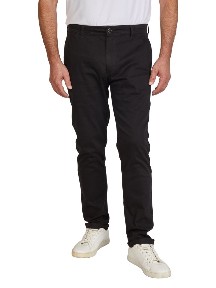 

Тканевые брюки Jack & Jones Stoffhose / Chino JAMES JJMITCH slim, черный