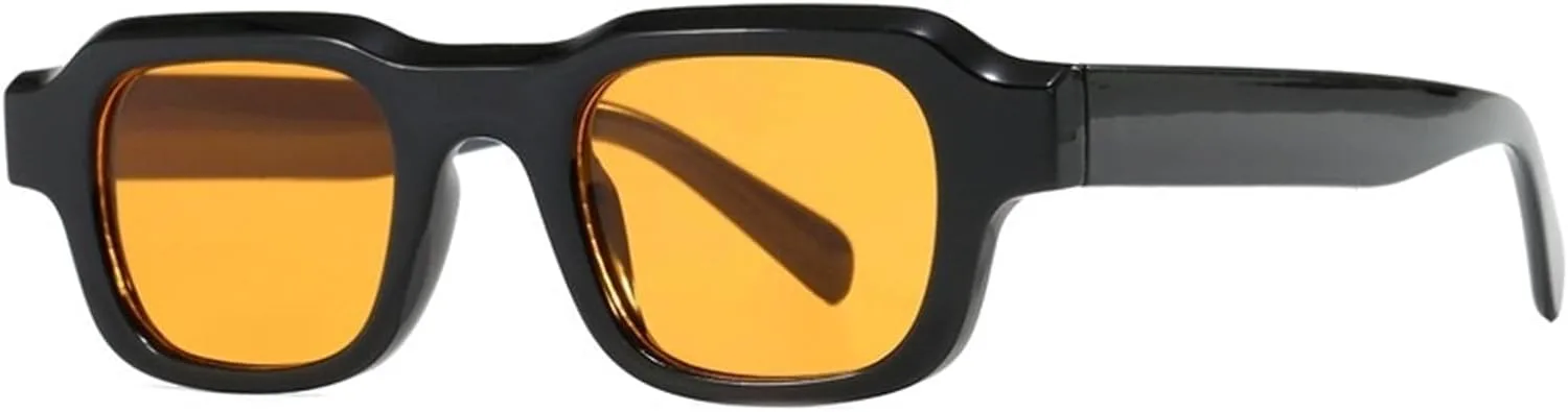 

Квадратные солнцезащитные очки в маленькой оправе для мужчин, для вечеринок, отдыха на природе, для женщин. Солнцезащитные очки для отдыха Generic, Yellow