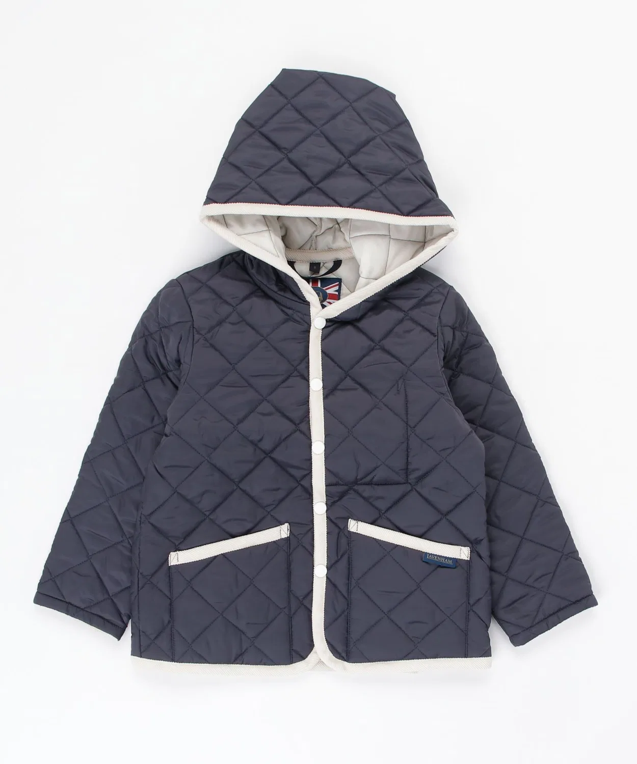 Детская куртка Lavenham JUNIOR CRAYDON, стеганая, тёмно-синяя