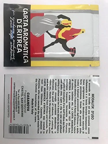 Ароматический дезодорант Paper Card Eritrea Carta D'Eritrea