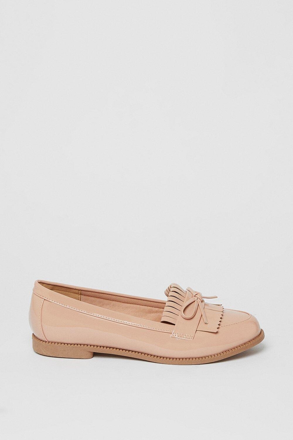 Широкие лоферы Loretta с кисточками Dorothy Perkins, розовый — фото 2