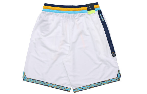 Шорты dna contrast color stitching basketball sports shorts white Nike, белый — фото 2