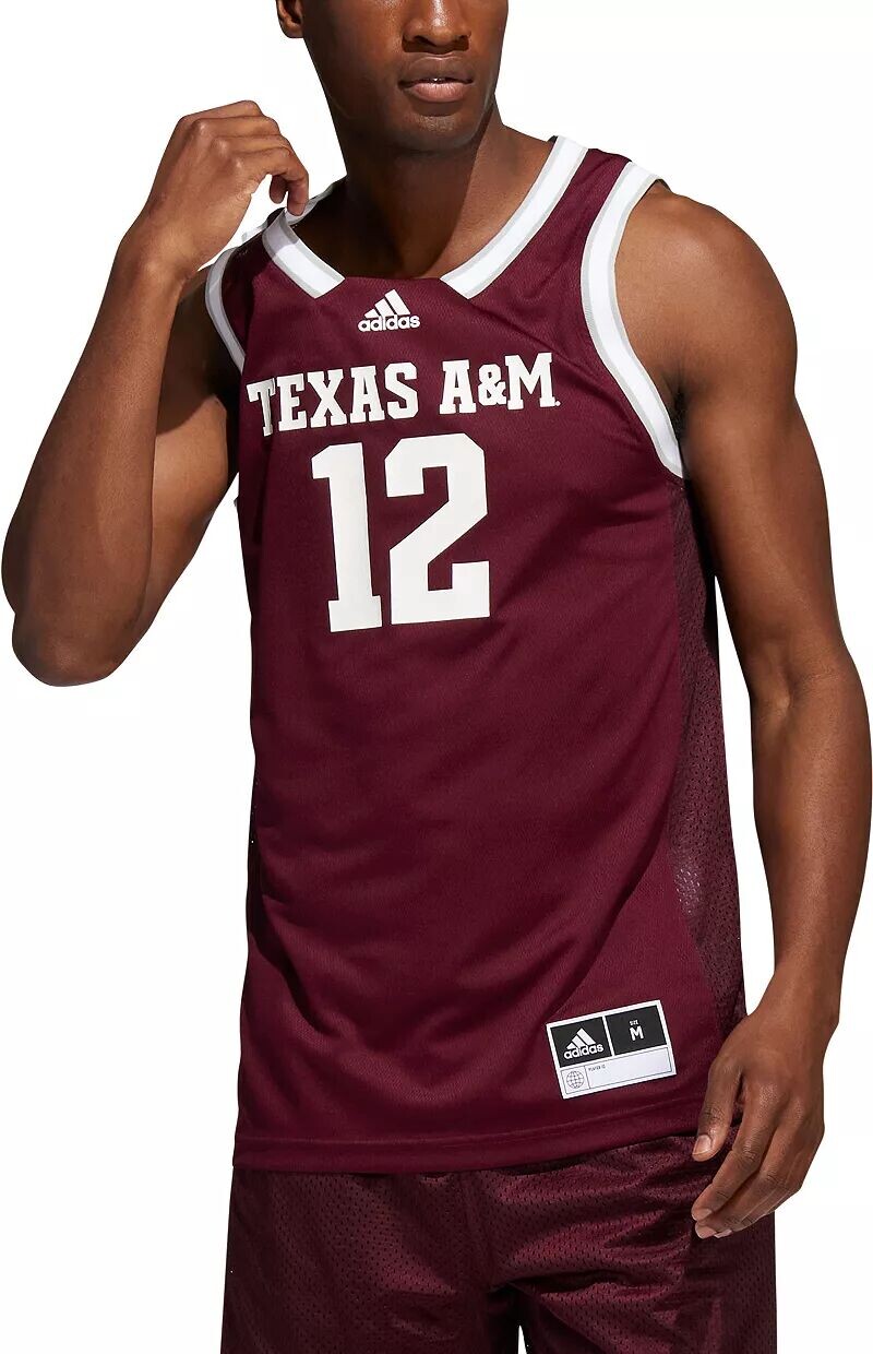 

Мужская баскетбольная майка Adidas Texas A&M Aggies Maroon Swingman