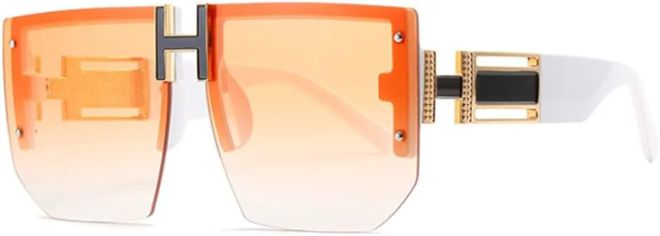 

Модные винтажные квадратные солнцезащитные очки для женщин и мужчин в стиле ретро с оправой, очки для вождения, защита от ультрафиолета UV400 MTZJH, White