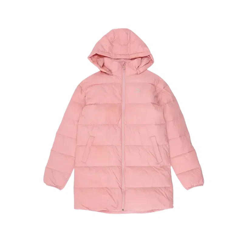 Детская пуховая куртка с капюшоном PUMA, Pink