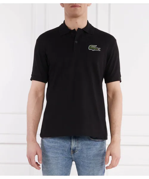 

Футболка поло Loose fit Lacoste, черный