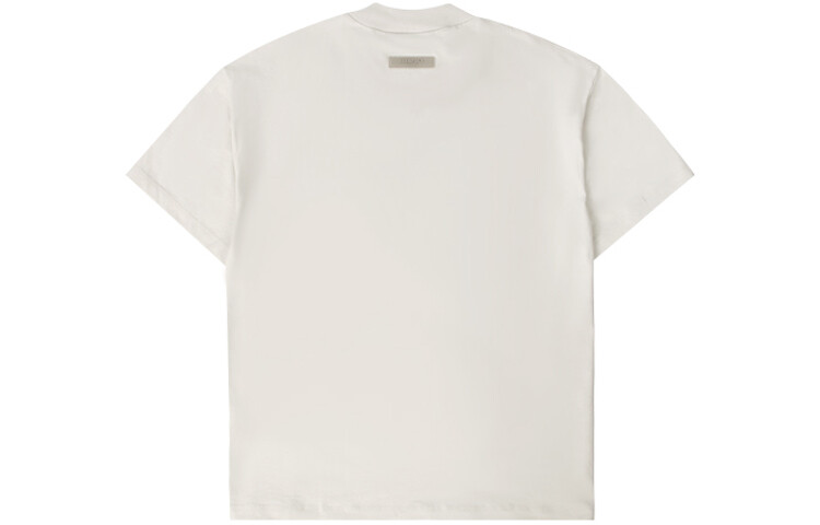Футболка FW21 унисекс серо-бежевого цвета Fear Of God Essentials, серый — фото 2