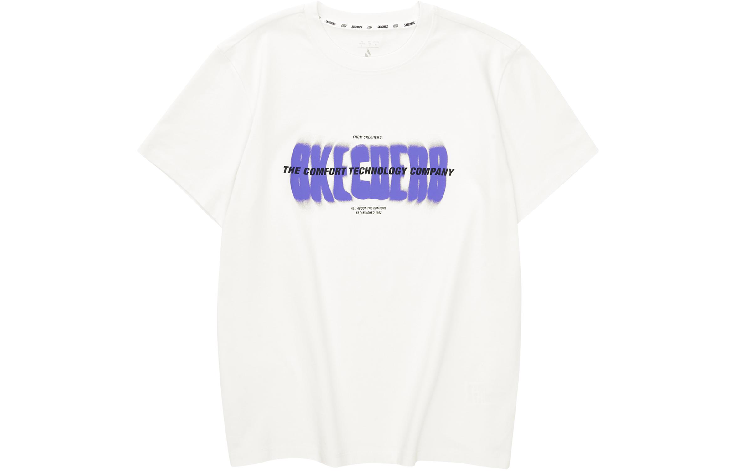 

Skechers Футболка унисекс SS24 Marshmallow White