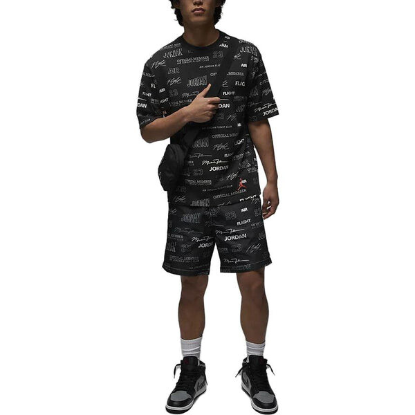 Футболка Air Jordan Full Flight MVP Short Sleeve T-Shirts 'Black', черный — фото 2