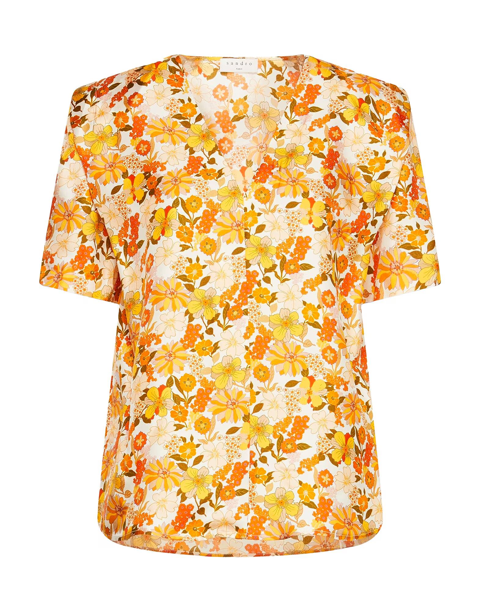 

Топ Sandro, оранжевый