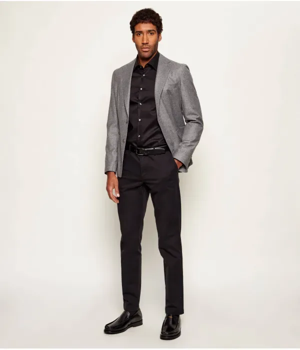 Брюки чинос Kaito1 slim fit Boss, черный — фото 2