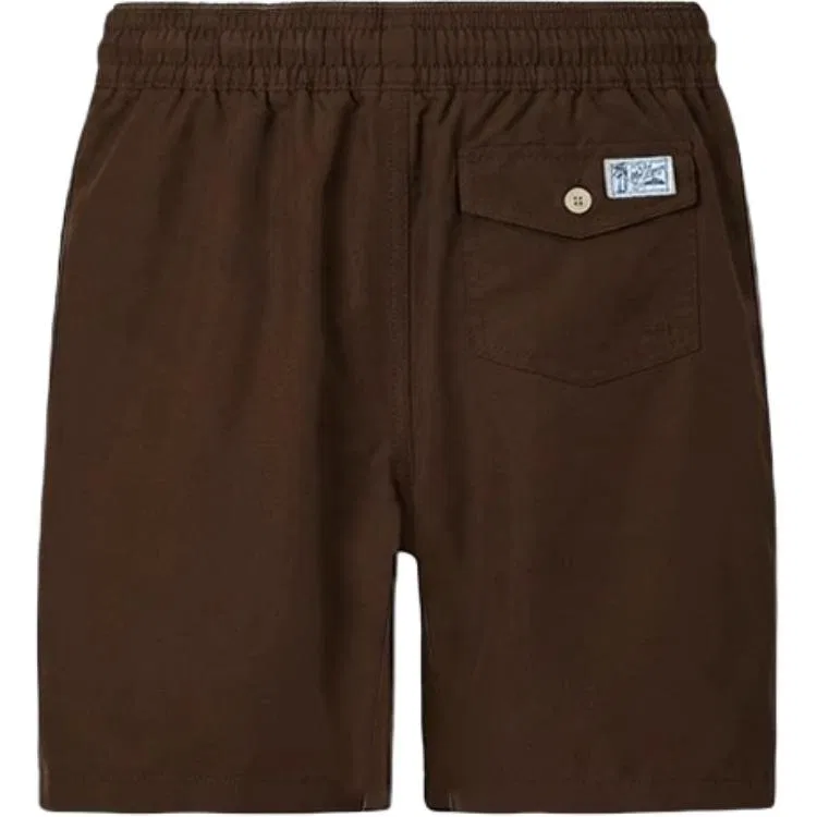 Шорты повседневные Casual Shorts Polo Ralph Lauren кофе — фото 3
