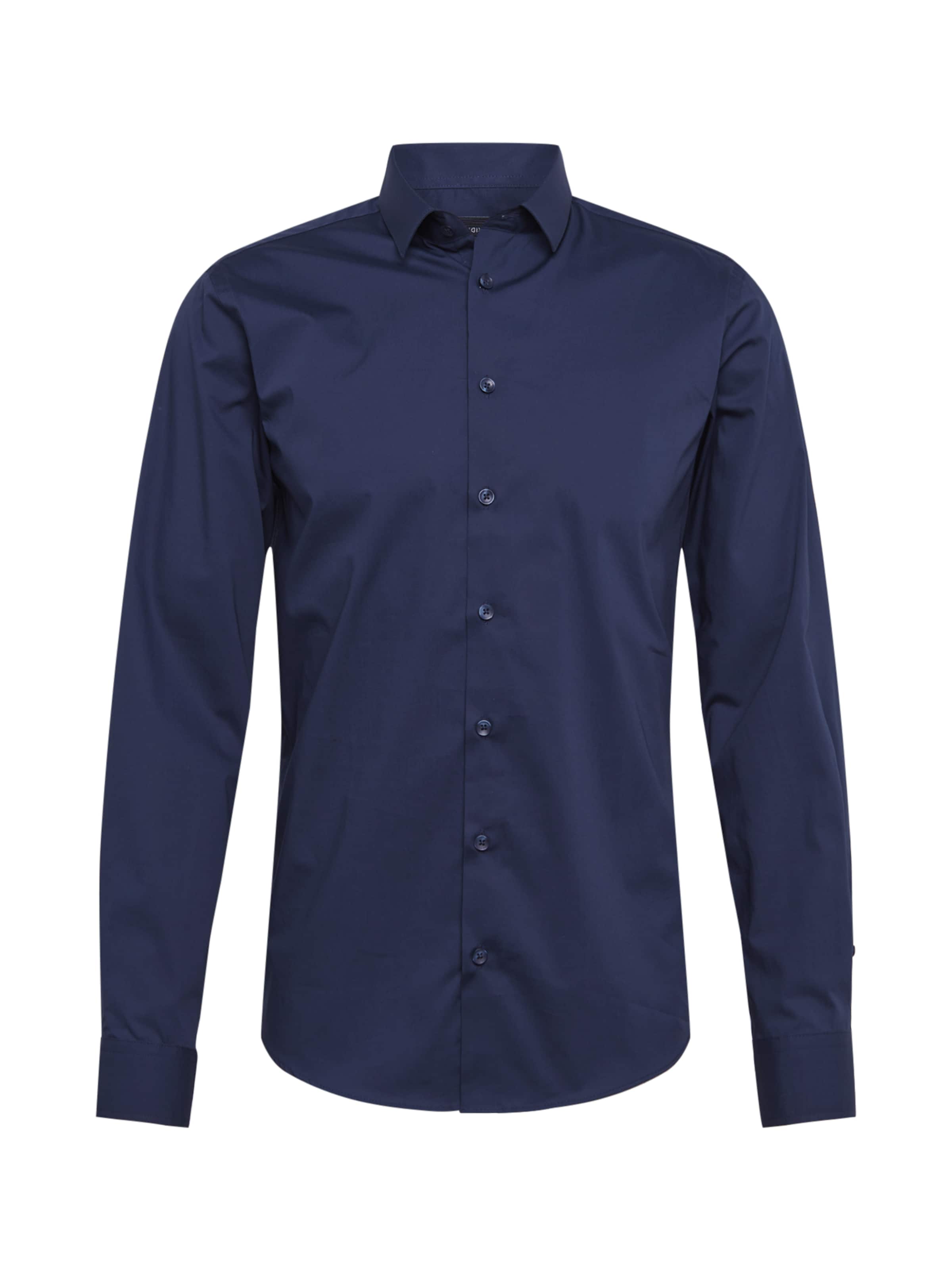 

Casual Friday Деловая рубашка приталенного кроя Slim fit в цвете Navy