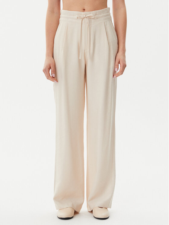 

Брюки прямого кроя J20J225339 Calvin Klein Jeans, бежевый
