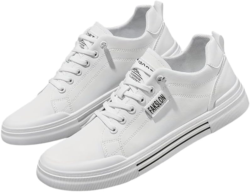 

Модные мужские кроссовки - подходят для повседневной носки, молодежные скейтбордические кроссовки, подходят ко всему Hoalox, белый