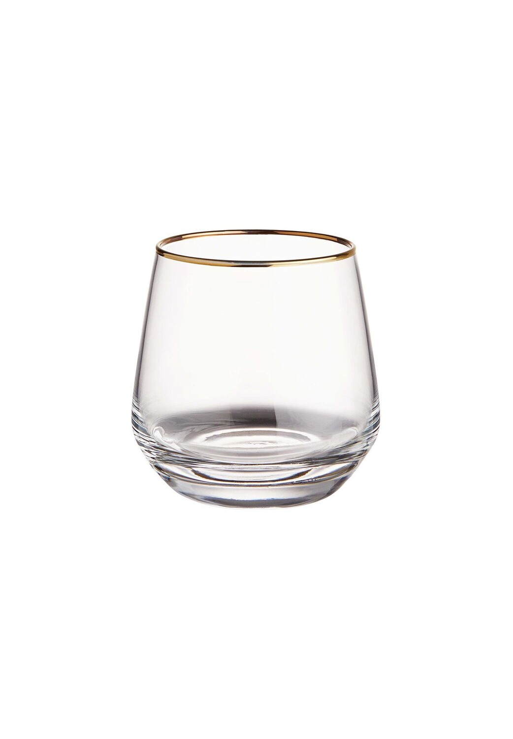 

Стакан TOUCH OF GOLD с золотой оправой 345мл Butlers, transparent-gold