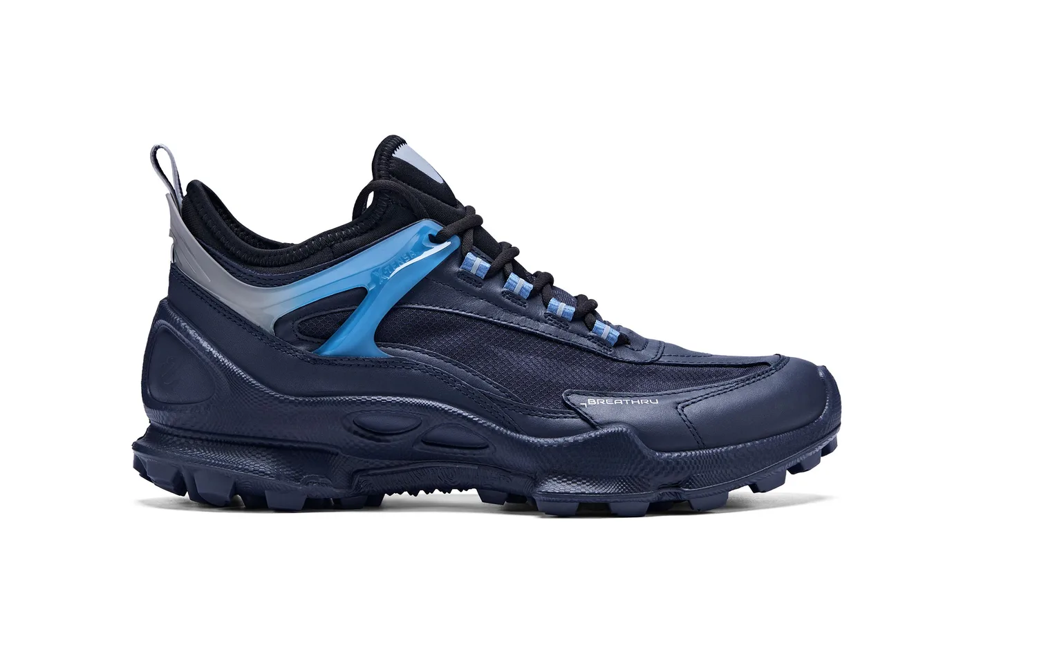 Ecco SS26 BIOM C TRAIL Collection Low top Casual Shoes Men's Ocean Blue/Black 803394 — фото 3