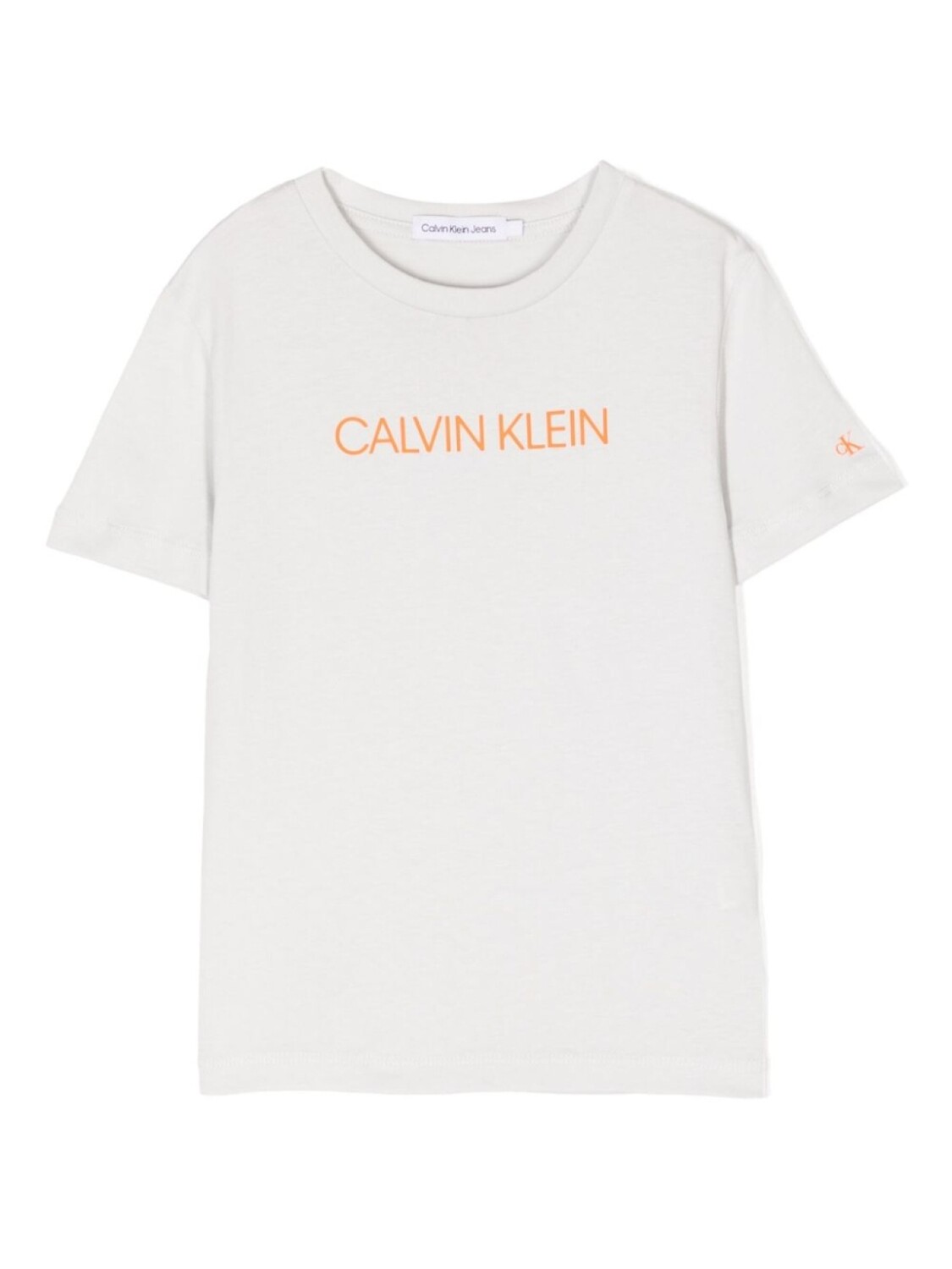 

Футболка с логотипом Calvin Klein Kids, серый