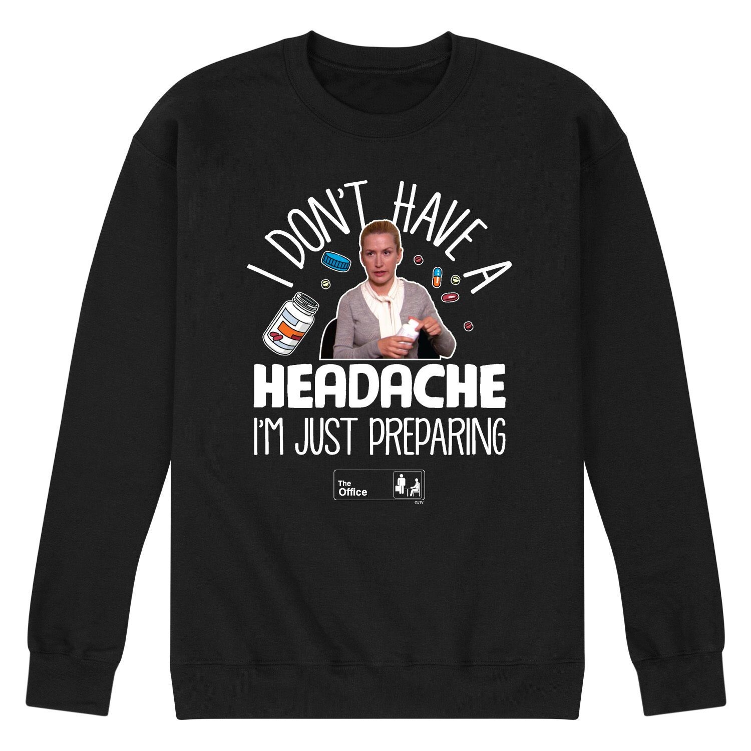 

Мужской свитшот The Office Headache Licensed Character