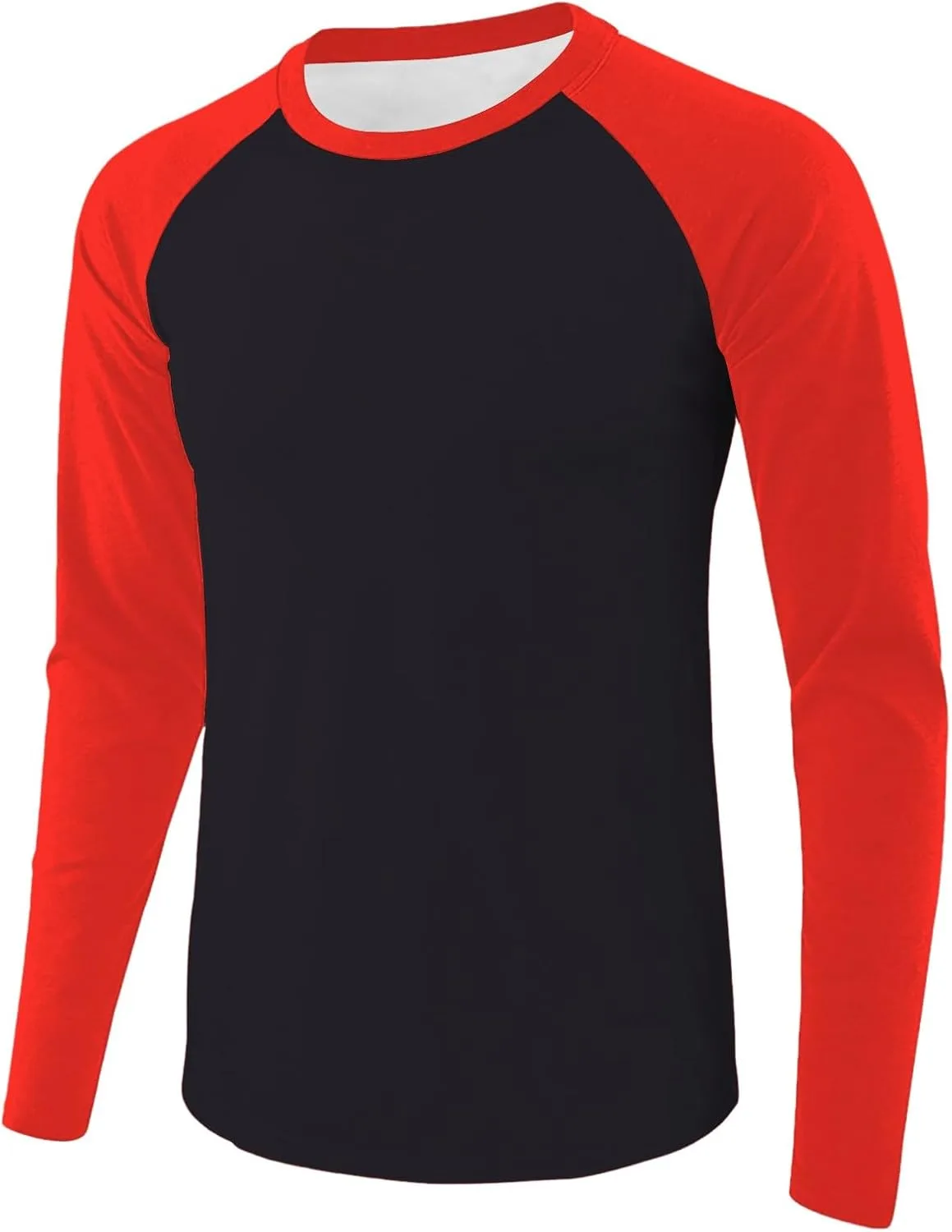 

Рубашка Raglan с длинным рукавом и круглым вырезом