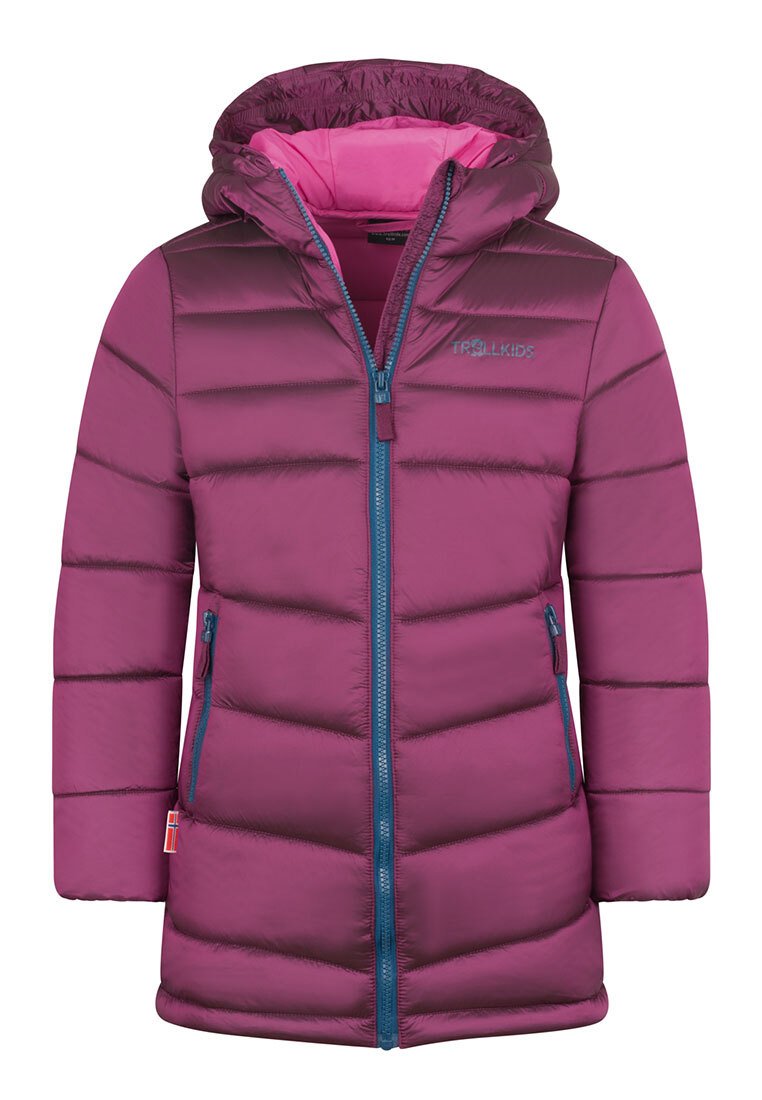 

Зимнее пальто TROLLKIDS TRONDHEIM, Bright Berry Madeira Blue Light Magenta/Berry