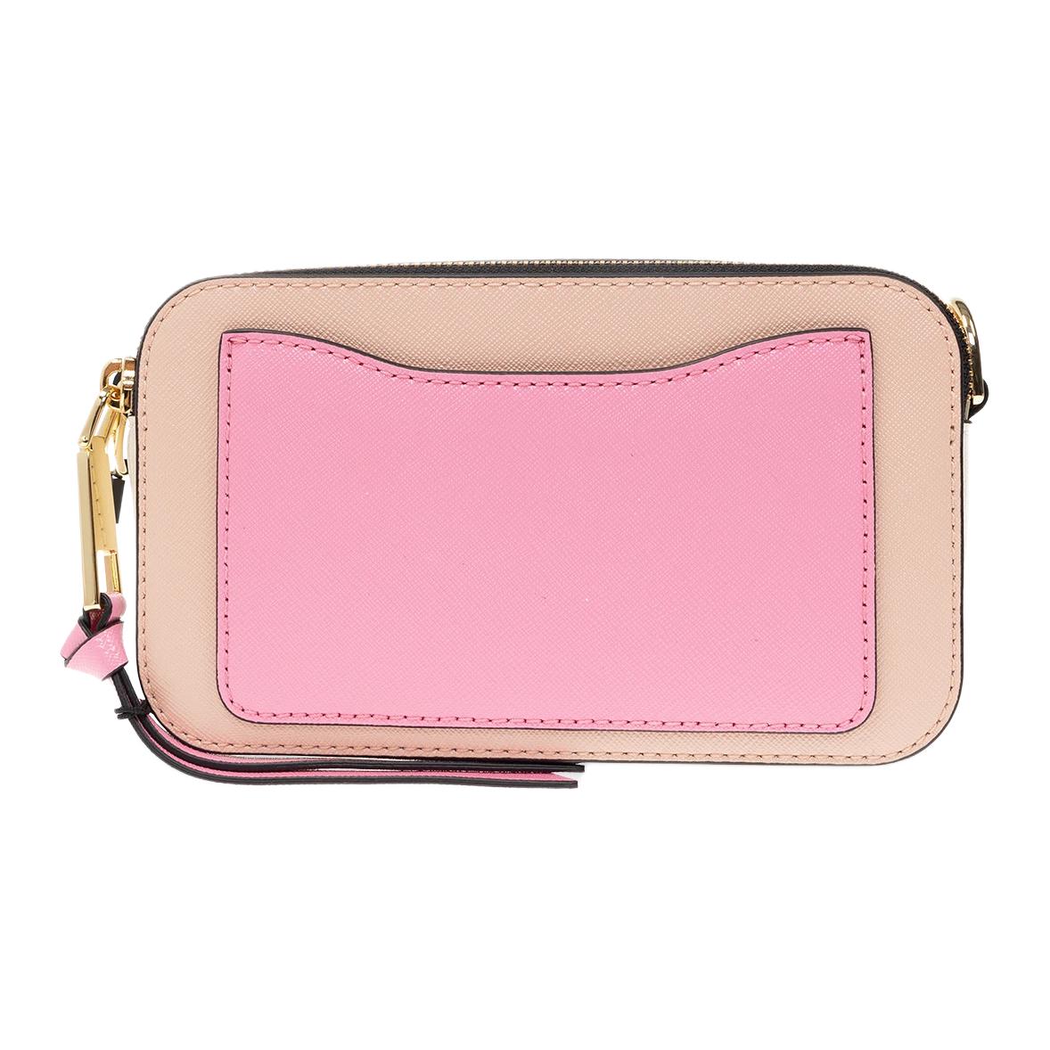 MARC JACOBS Кожаная сумка через плечо, женская розовая Crossbody Bag — фото 3
