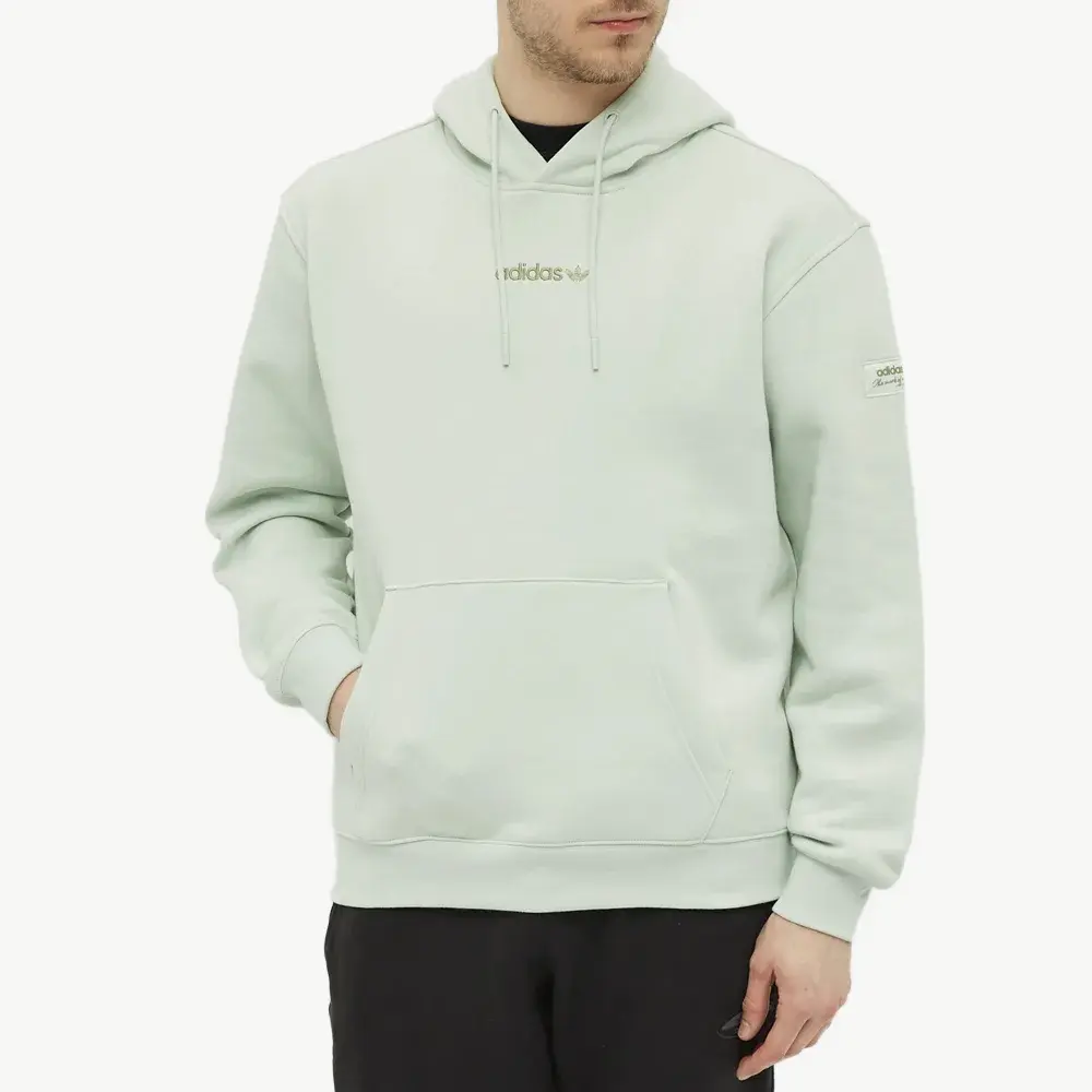 Толстовка мужская светло-голубая Adidas Originals, светло-голубой — фото 4