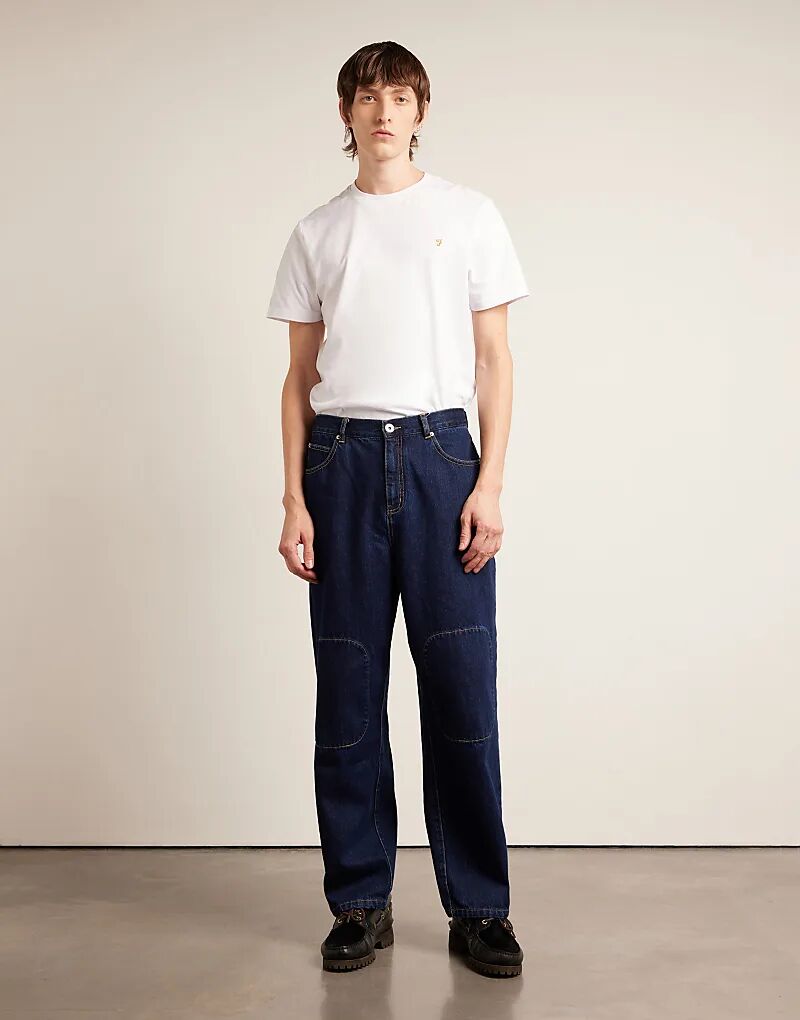 

Свободные джинсы Sambrano из коллекции Farah Archive цвета индиго