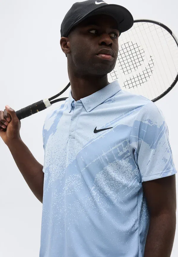 Футболка поло Nikecourt Advantage Slam, Nike Performance, цвет рабочий синий/водородный синий/черный — фото 4