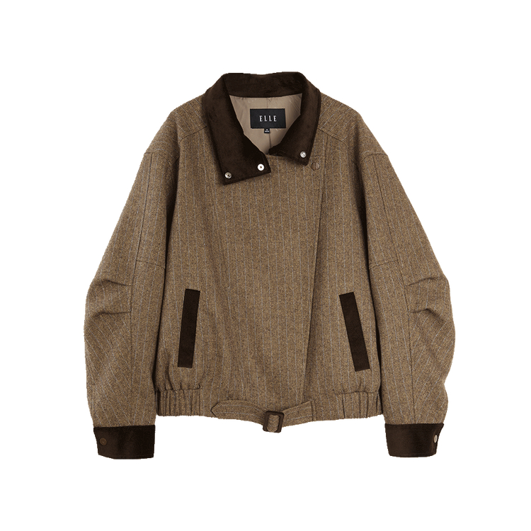 

ELLE Короткое пальто Women's Coffee