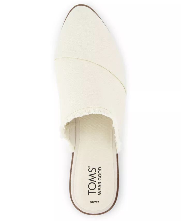 Женские мюли Jade Flat Slip On TOMS, слоновая кость/кремовый — фото 2