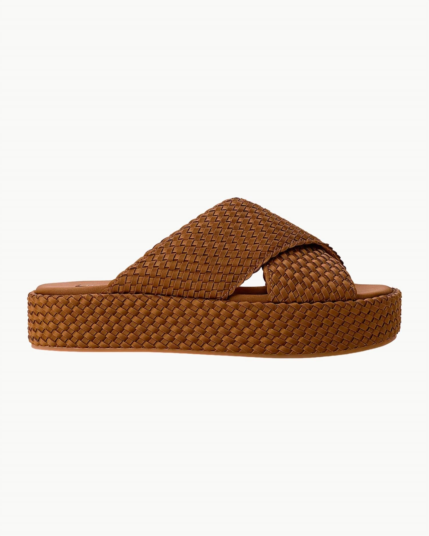 Женские сандалии Laguna на платформе в цвете тик Naghedi, Teak