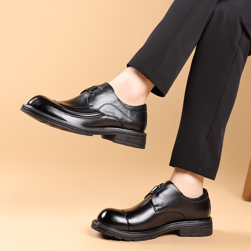 Туфли мужские Men"s Casual Men Low-Top Shupate, коричневый — фото 4