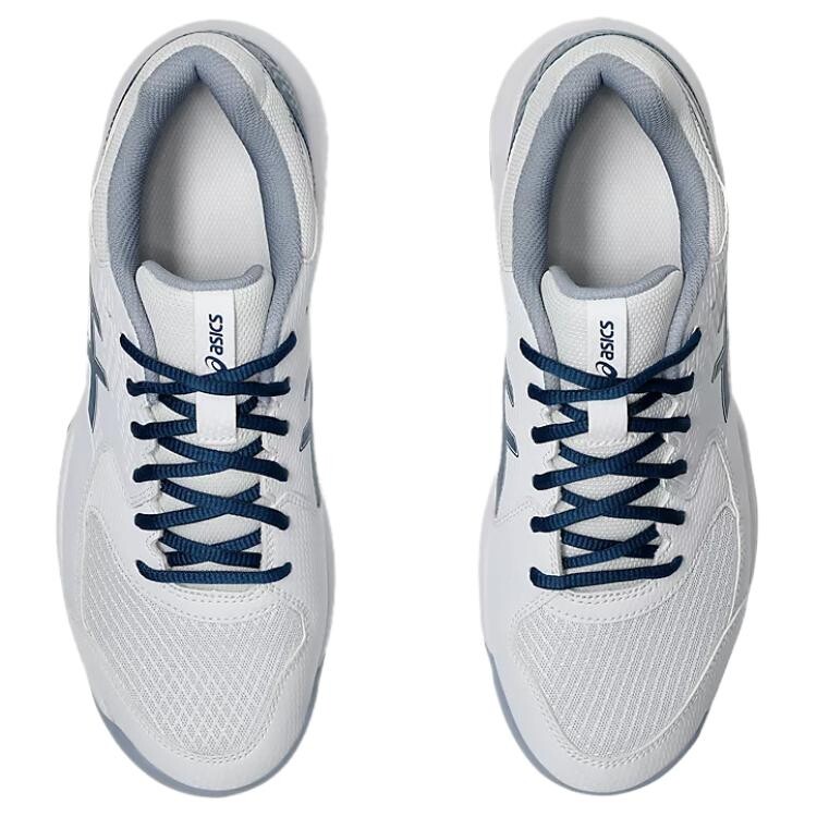 Кроссовки Asics Gel-Dedicate 8 Tennis Shoes Men Low-top White/blue, белый/голубой — фото 4