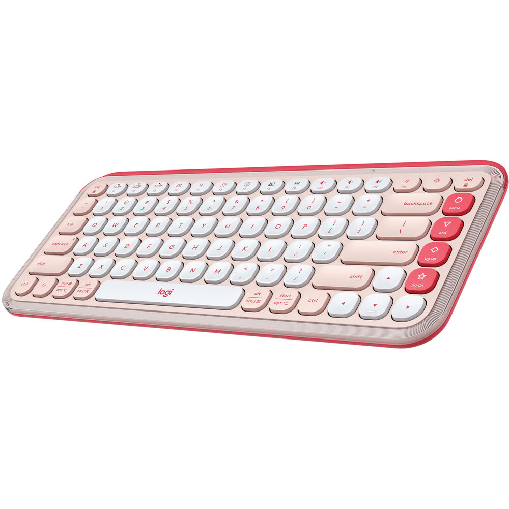 

Беспроводная клавиатура Logitech POP ICON KEYS (розовая и бежевая)