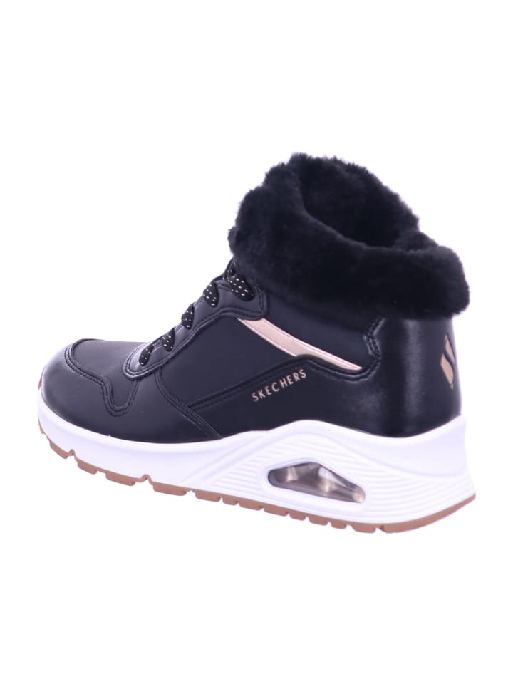 Skechers Кроссовки UNO на шнуровке - COZY ON AIR, черные — фото 2
