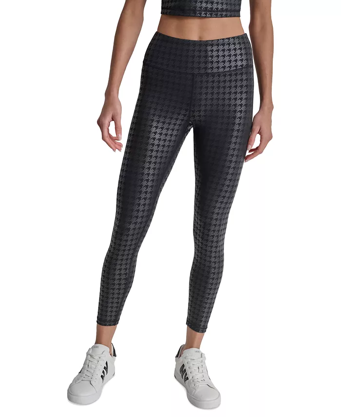 

Женские высокие леггинсы 7/8 для тренировок DKNY, черный
