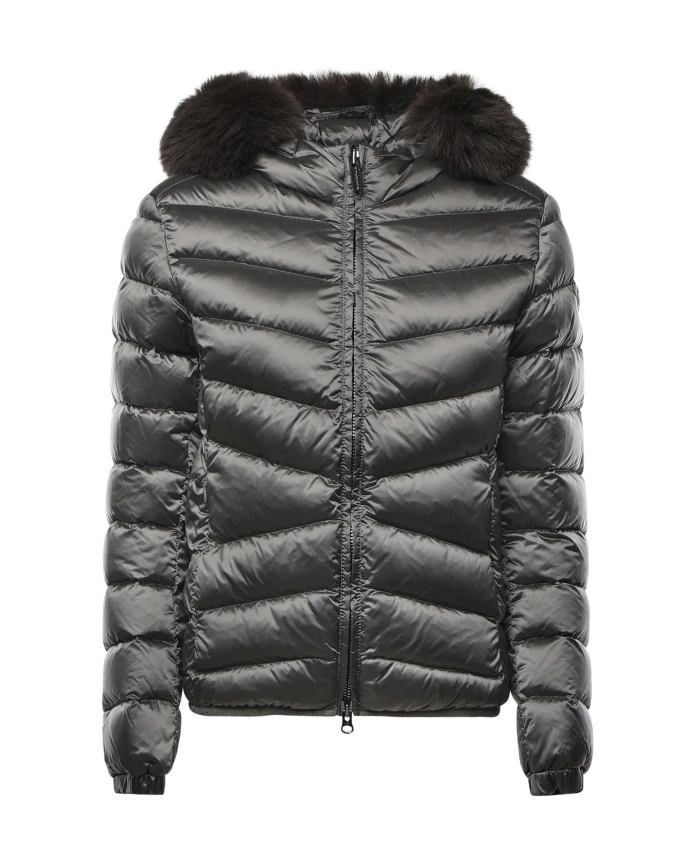

Стеганая пуховая куртка с капюшоном Colmar, серый