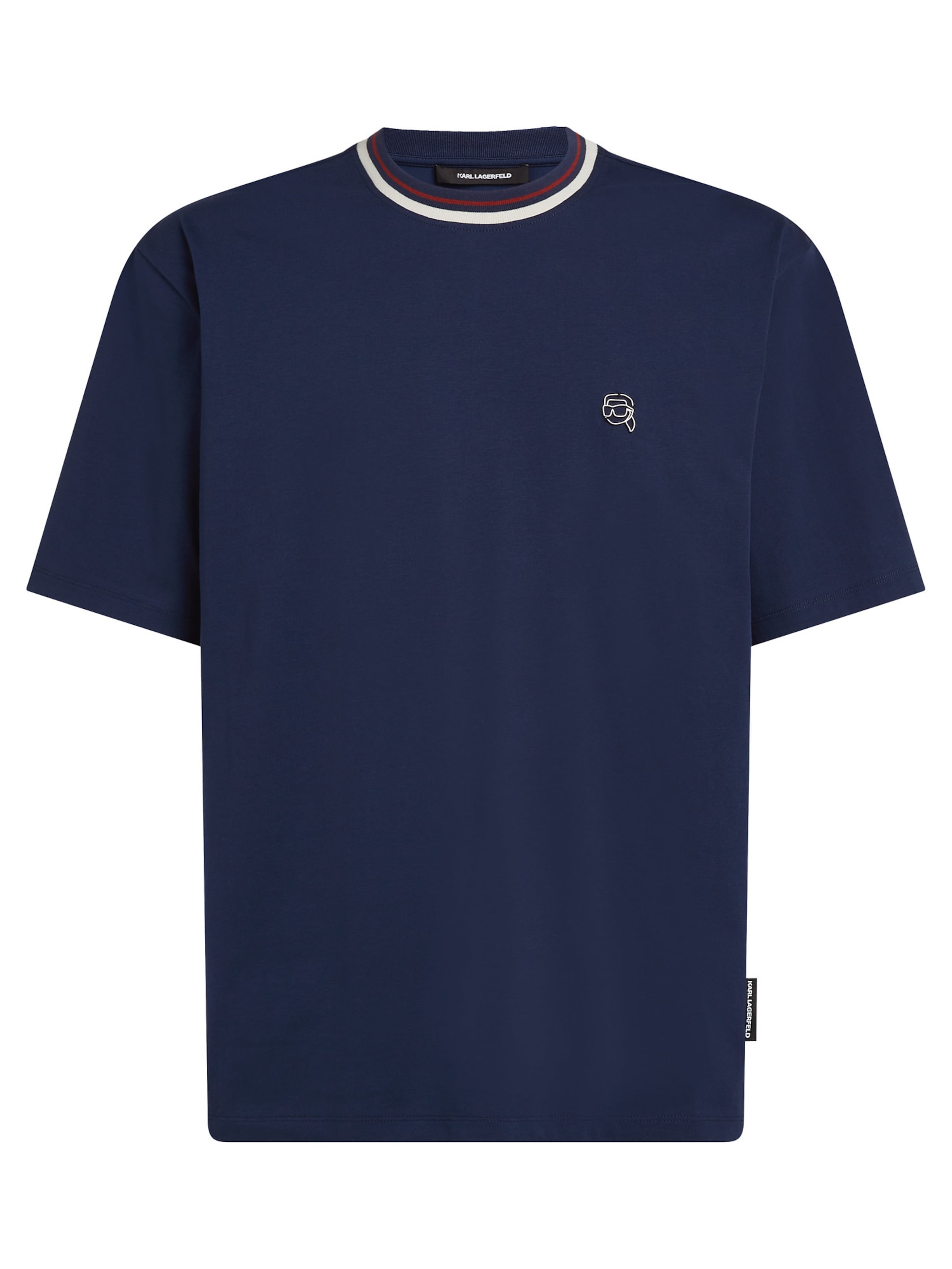 

Karl Lagerfeld Футболка в темно-синем цвете
