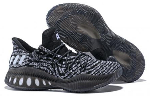 Кроссовки низкие pk Adidas Crazy, черный — фото 4