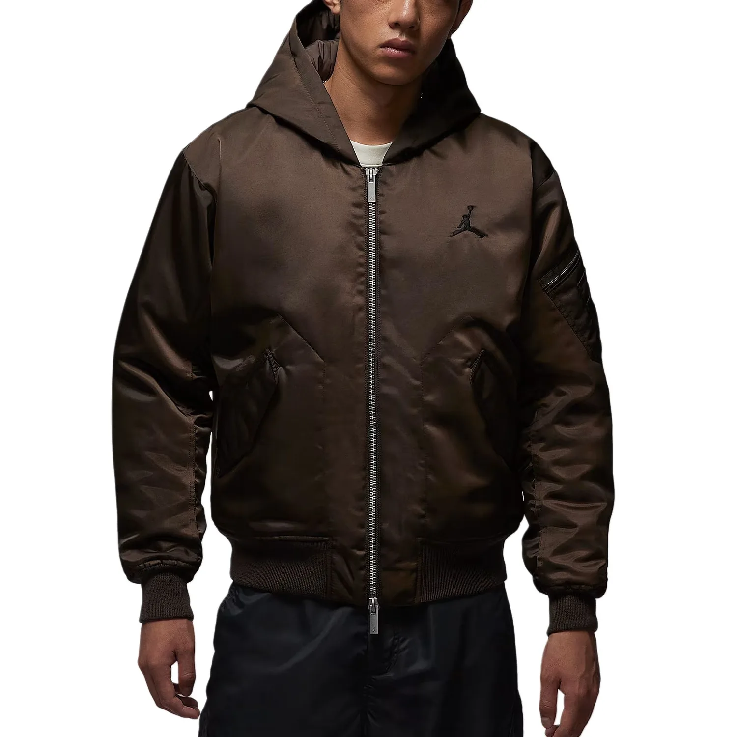 Пуховик Flight для мужчин Jordan, Baroque Brown/Baroque Brown/Black