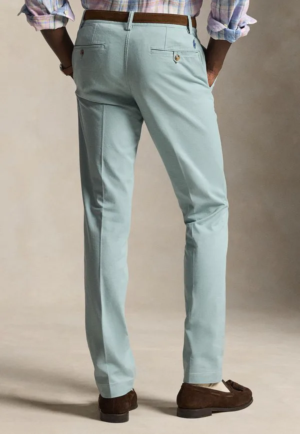Брюки-Чиносы bedford из эластичной ткани зауженного кроя Polo Ralph Lauren, Cast Green — фото 3