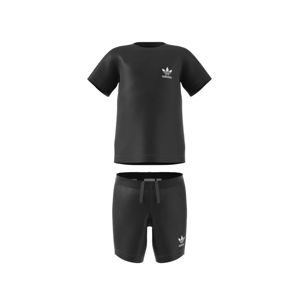 

Спортивный костюм Adidas Originals "SHORT TEE SET" (2 шт.), черный