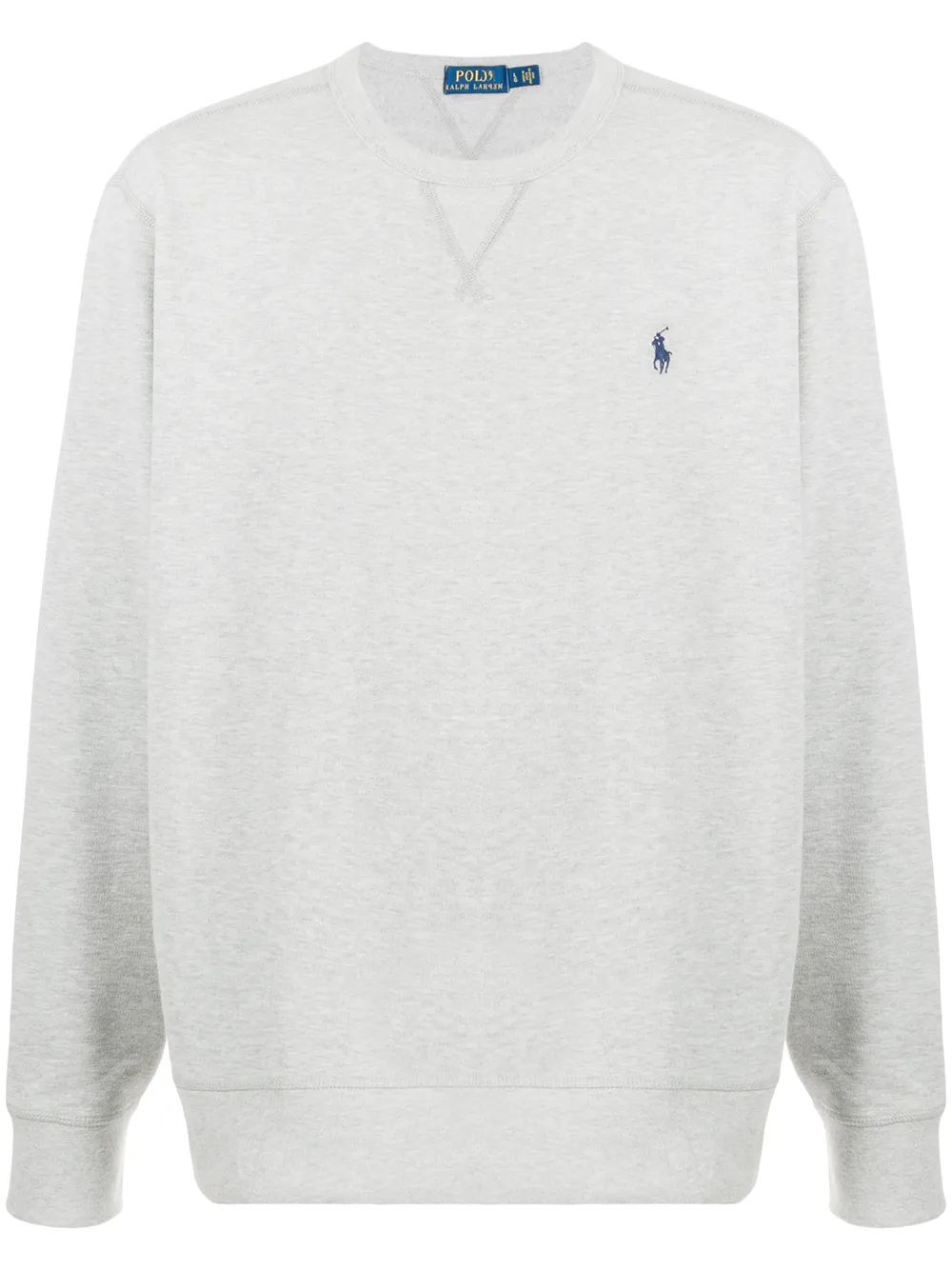 

Толстовка с вышитым логотипом POLO RALPH LAUREN, серый