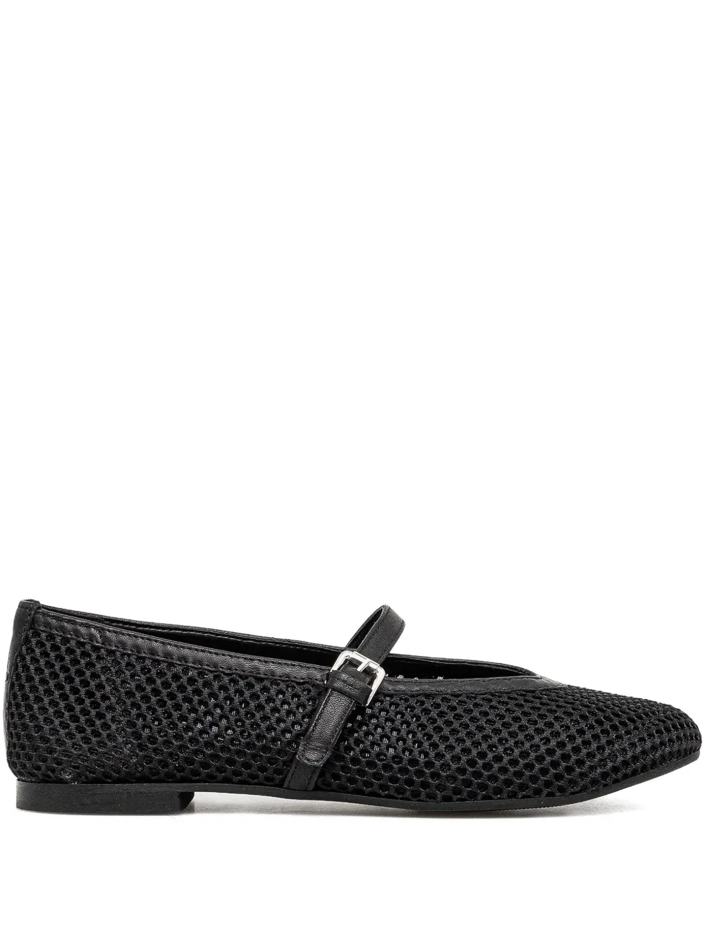 Балетки с пряжками из сетки Marc O'Polo, черный