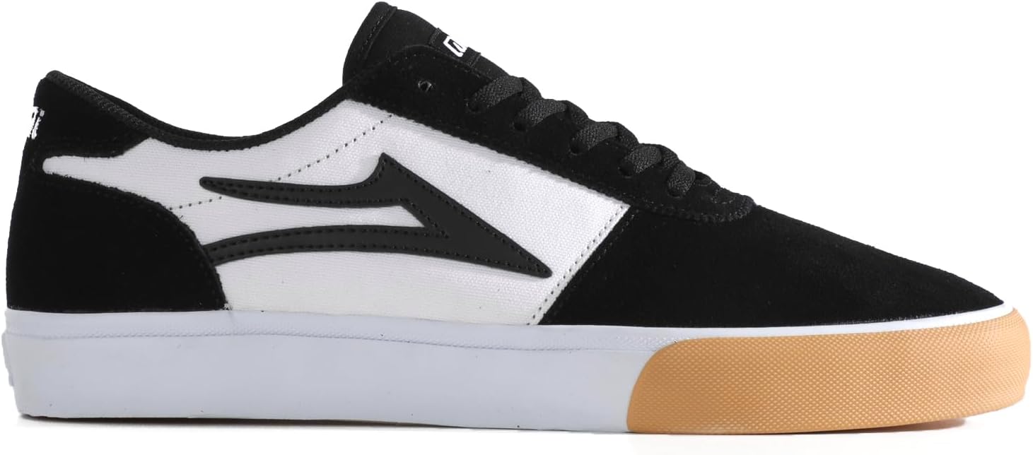 

Мужские скейтбордические кроссовки Lakai Manchester - низкие кеды для скейтборда, белый